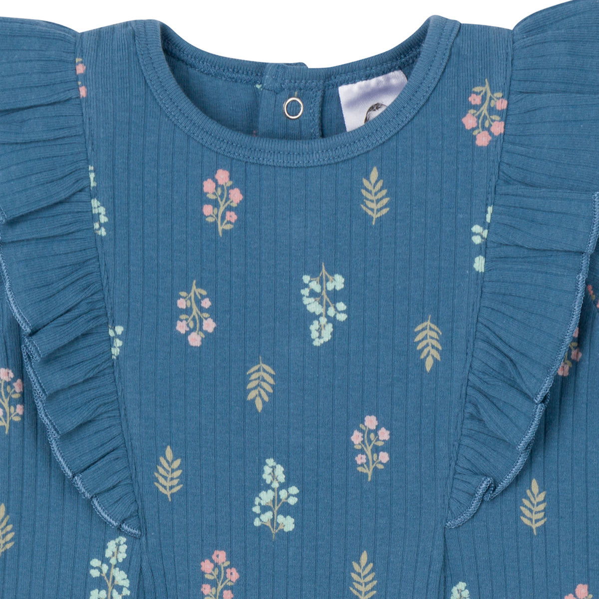 Baby Girls Garden Floral Romper, view 2