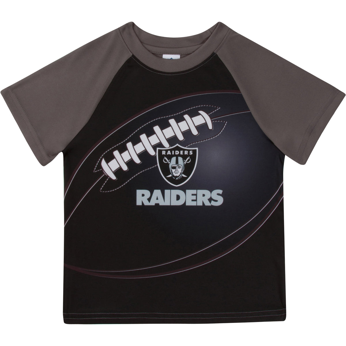 Las Vegas Raiders Toddler Boys Short Sleeve Tee Shirt