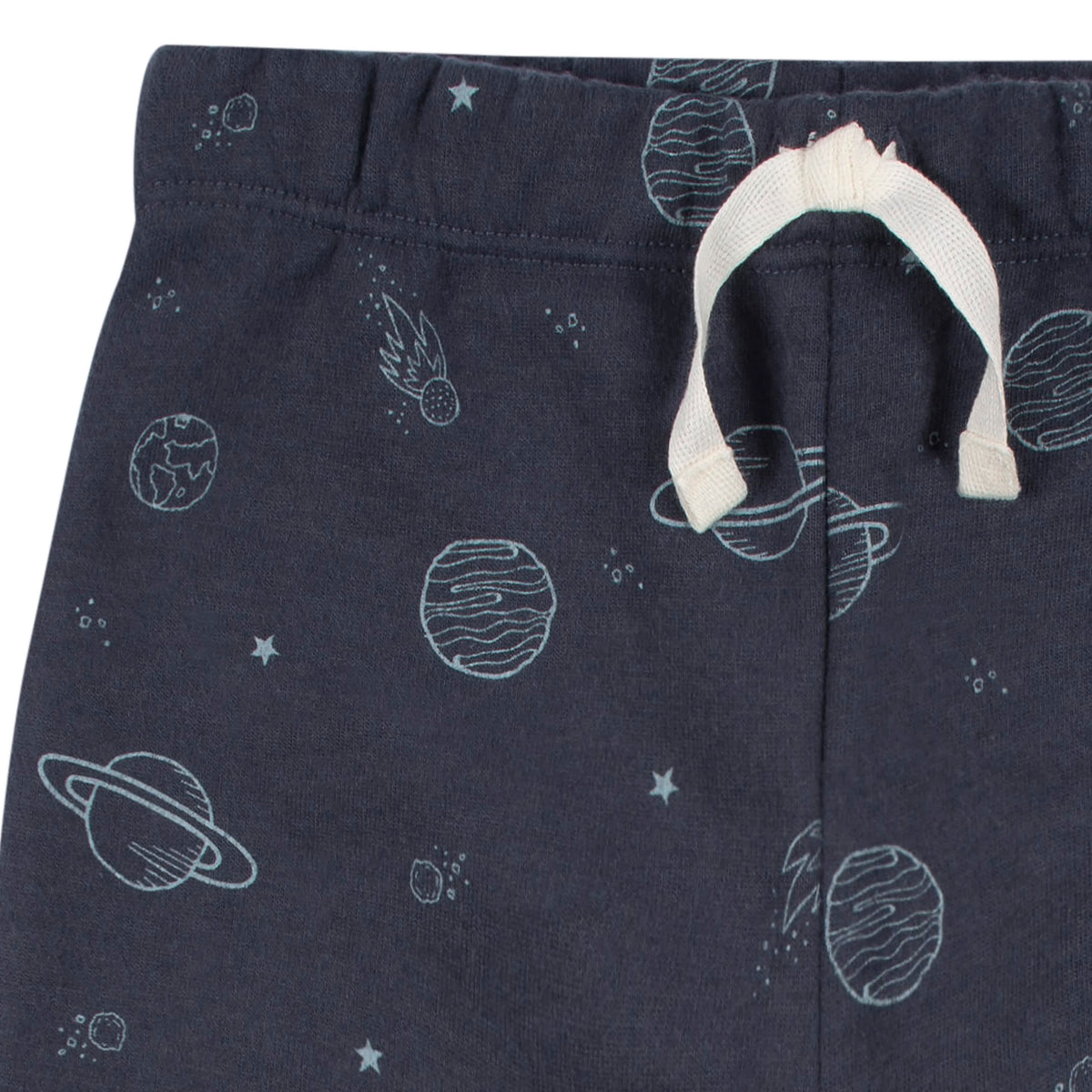 2-Piece Infant and Toddler Boys Navy Space Sweatshirt & Pant Set, view 6