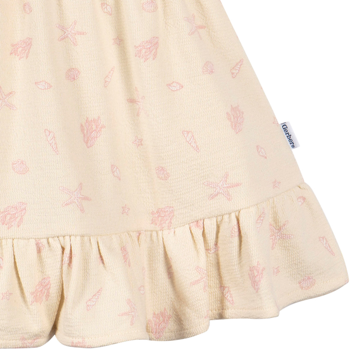 Toddler Girls Seashells Dress, view 2