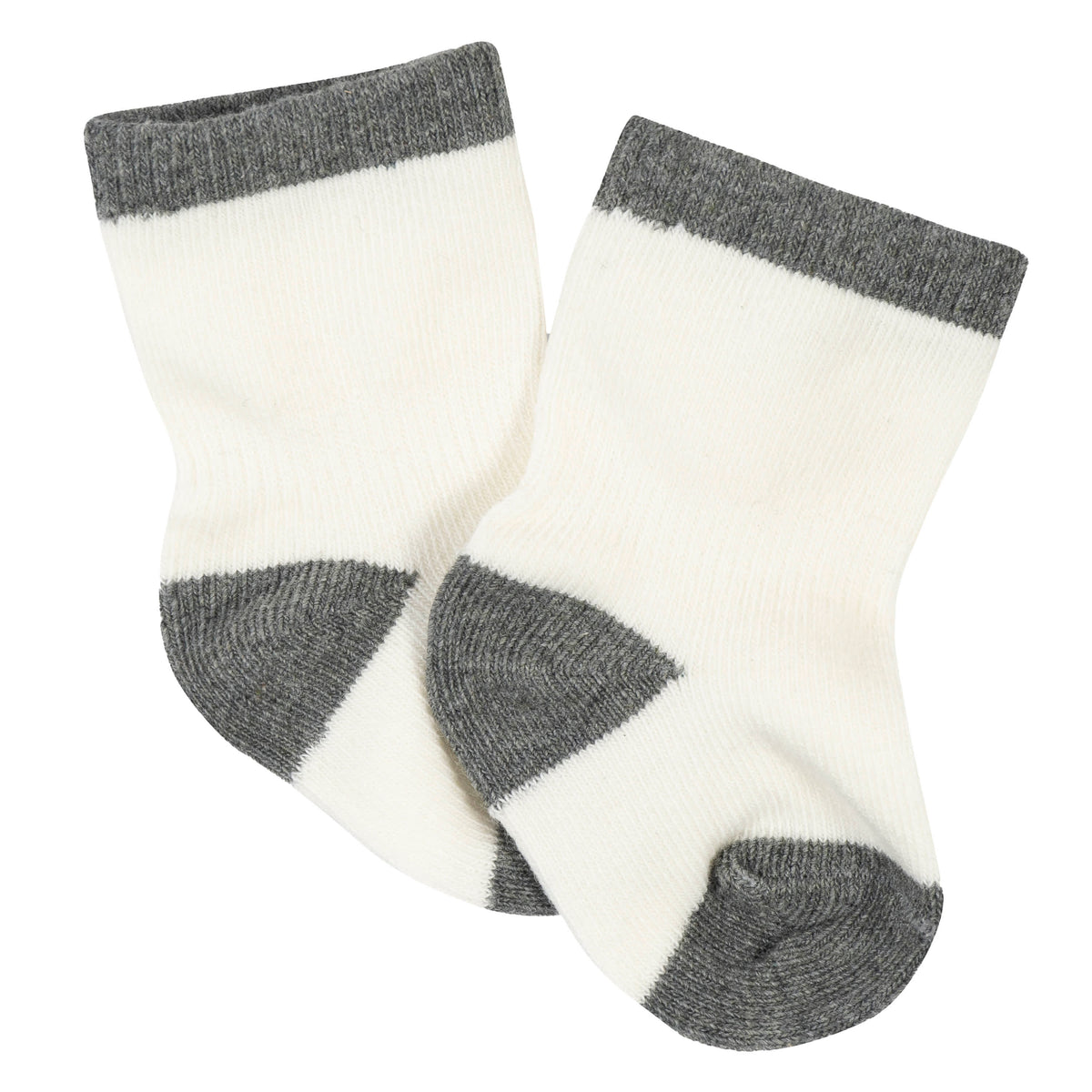 6-Pack Baby Boys Bear Wiggle Proof Socks, view 2