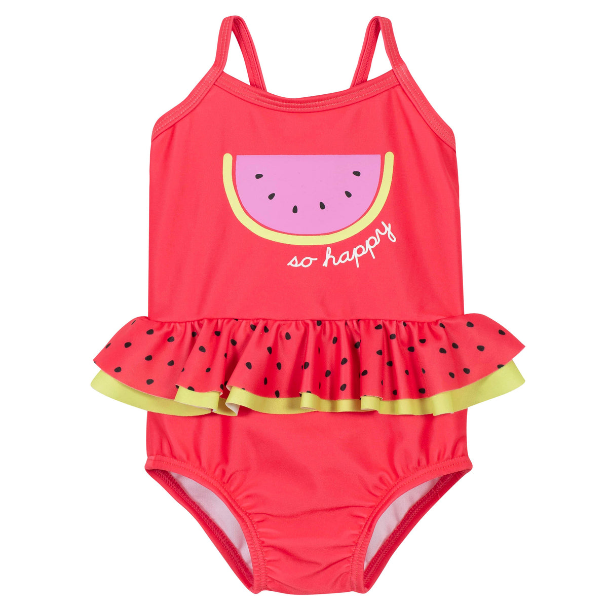 Girls Watermelon One-Piece Swimsuit