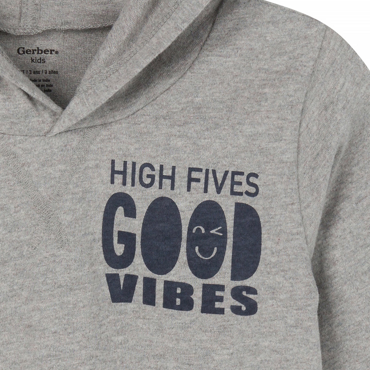 3-Piece Toddler Boys Indigo Top, Hooded Top and Jogger, view 3