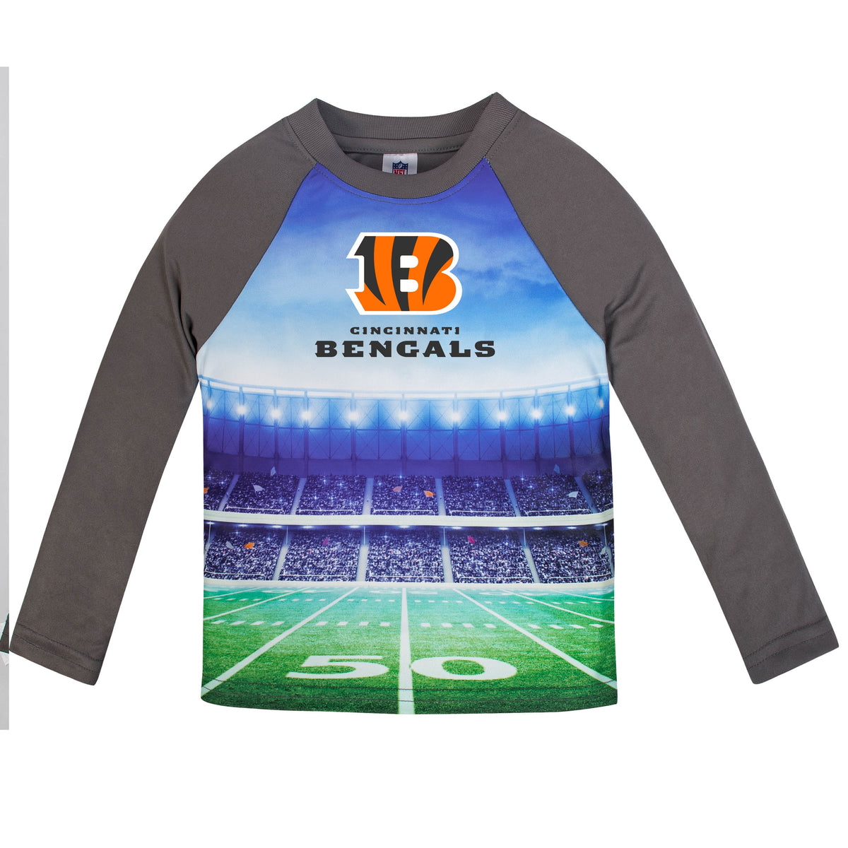 Cincinatti Bengals Toddler Boys Long Sleeve Tee Shirt