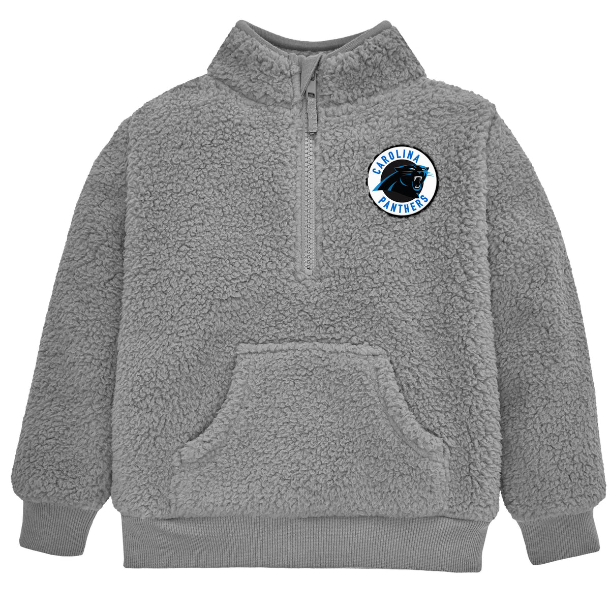 Infant & Toddler Boys Panthers 1/4 Zip Sherpa Top
