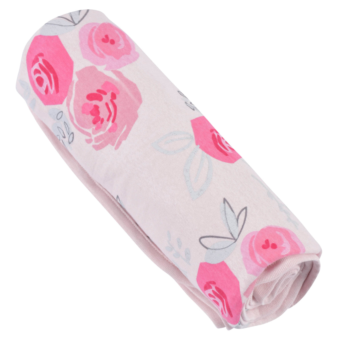 Baby Girls Roses Reversible Baby Blanket, view 2