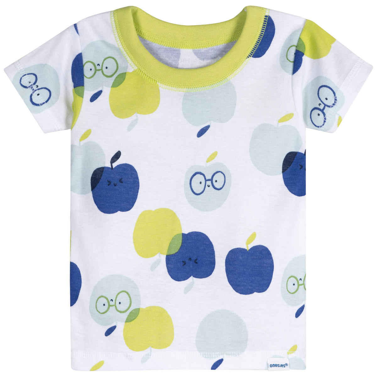 4-Piece Baby Boys Apples Pajamas Sets, view 4