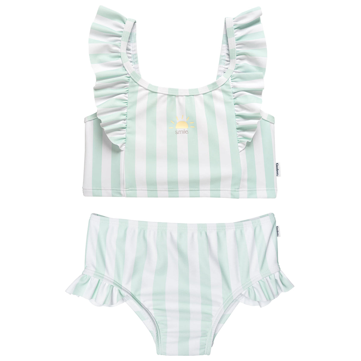 2-Piece Toddler Girls Stripe Swimsuit
