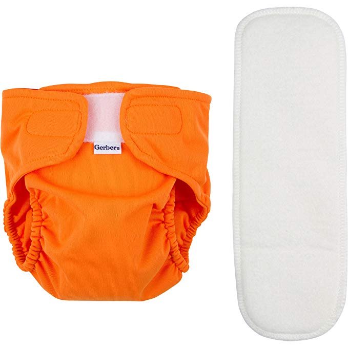 Gerber 2-Piece All In One Solid Diaper w/ Insert
