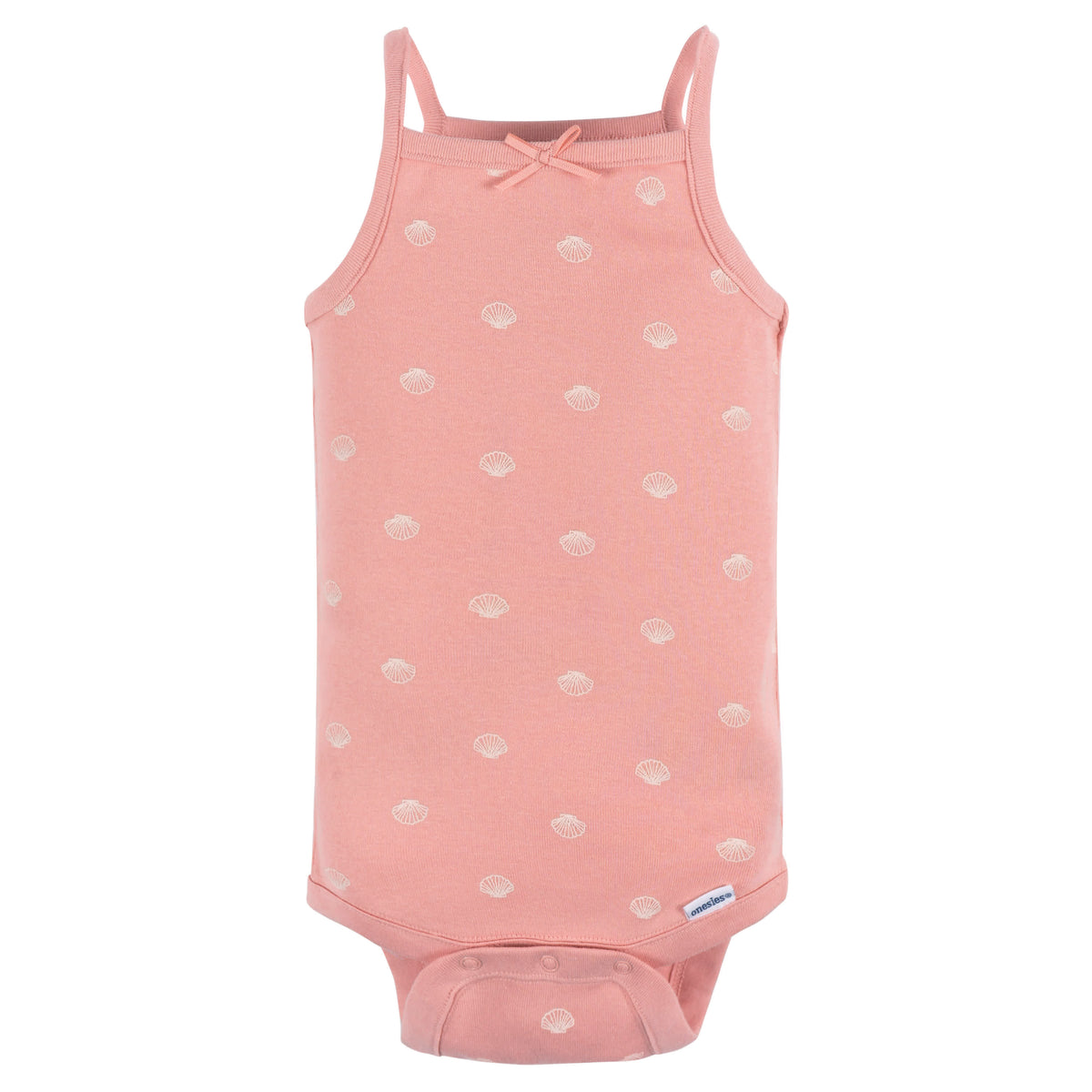 4-Pack Baby Girls Starfish Onesies Bodysuits, view 3