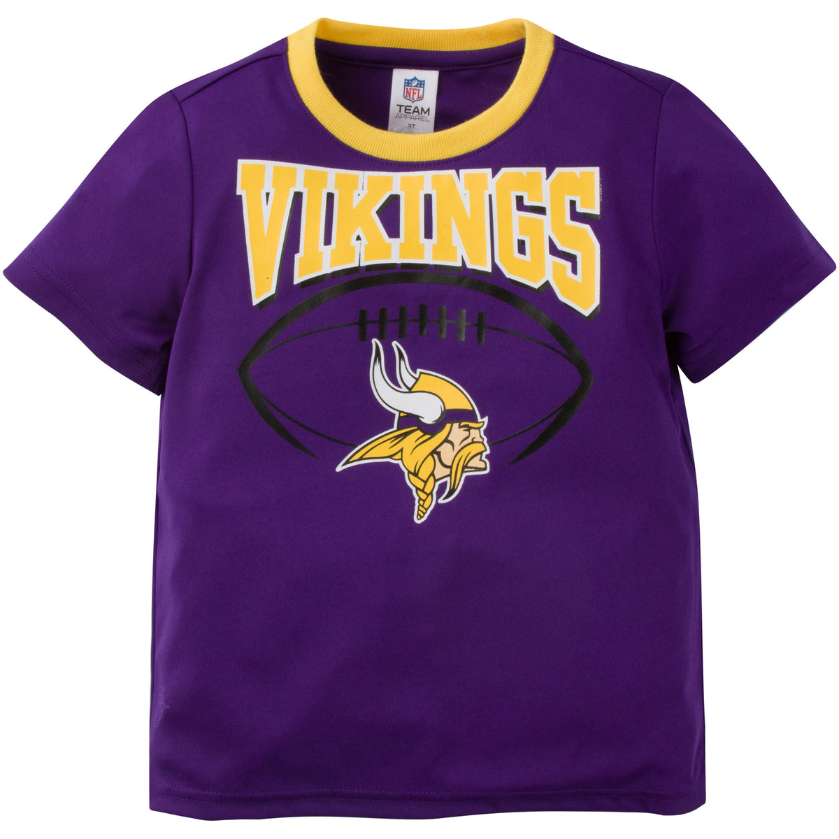 Toddler Girls Vikings Short Sleeve Performance Tee