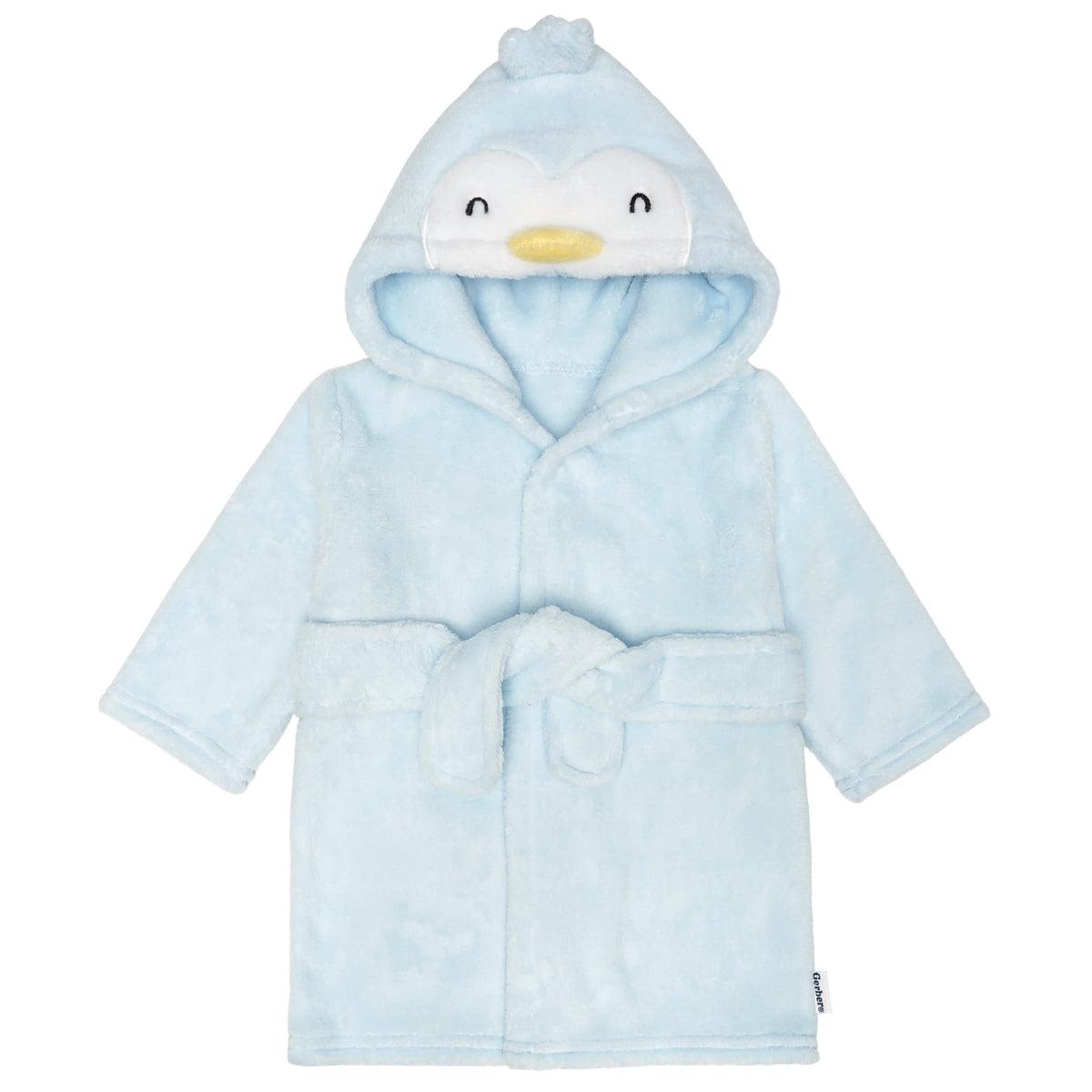 Baby Neutral Blue Penguin Robe