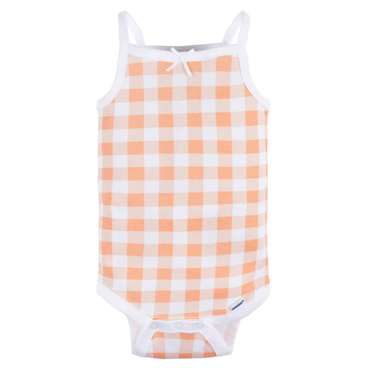 4-Pack Baby Girls Picnic Onesies Bodysuits, view 4