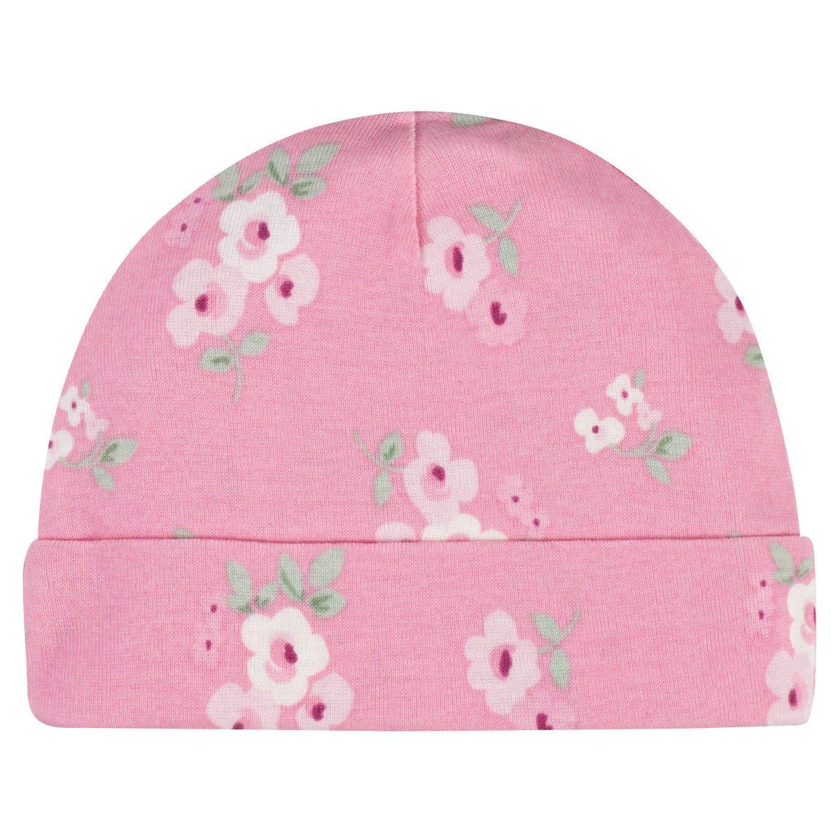 5-Pack Baby Girls Floral Caps, view 4