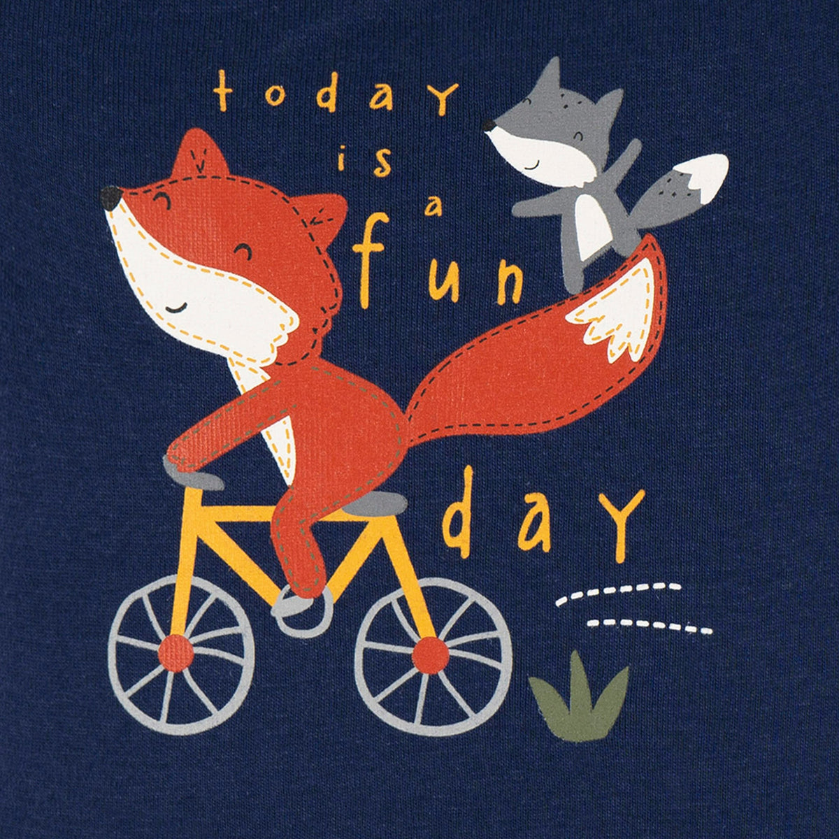 Baby Boys Fox Short Sleeve Onesies Bodysuit, view 3