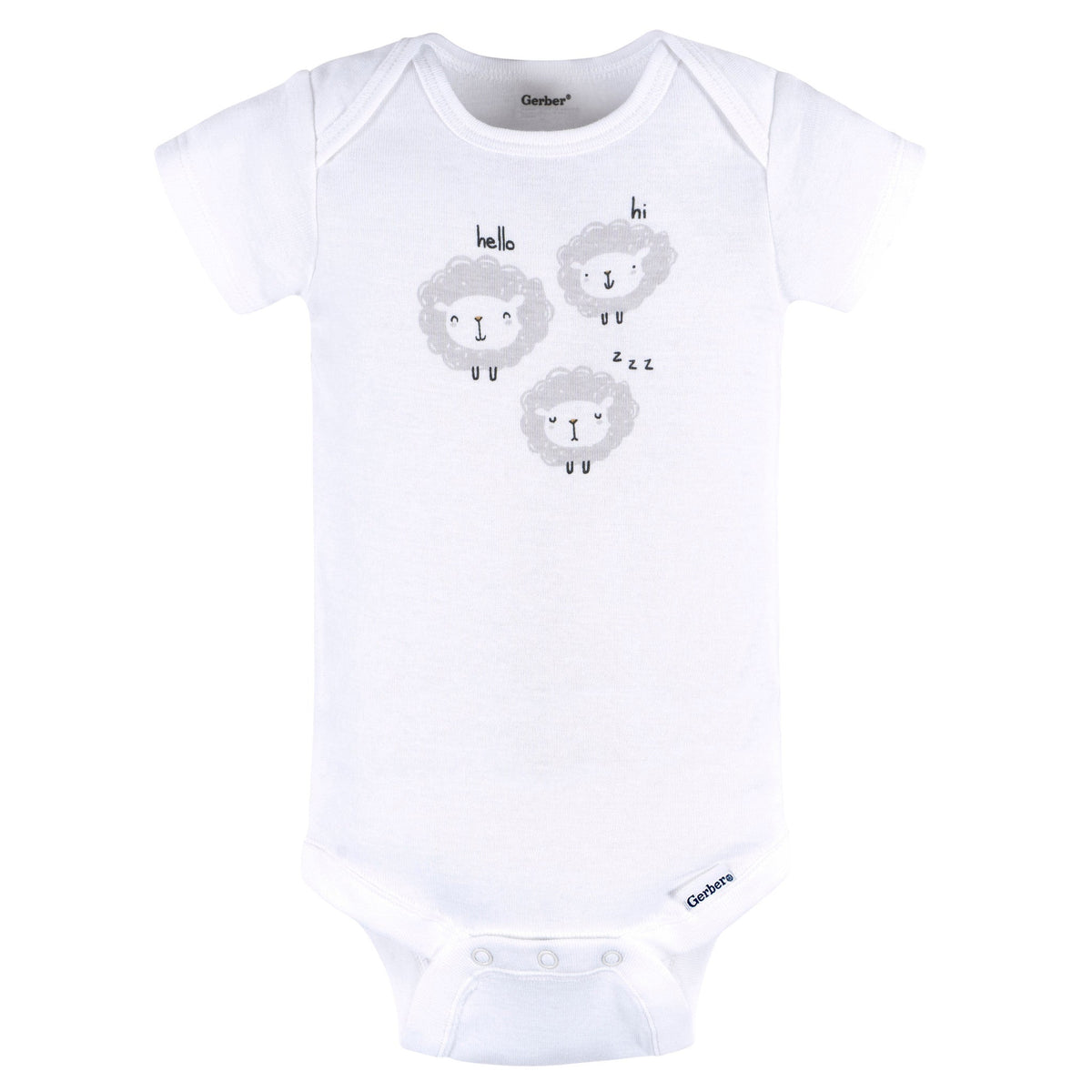 2-Piece Baby Neutral Clouds Bodysuit & Pant Set, view 2