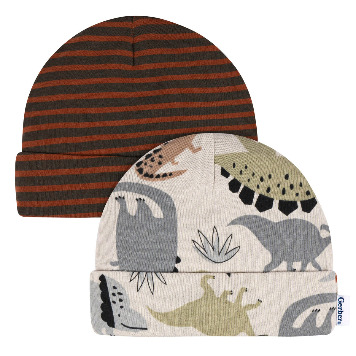 2-Pack Baby Boys Dinos Cap