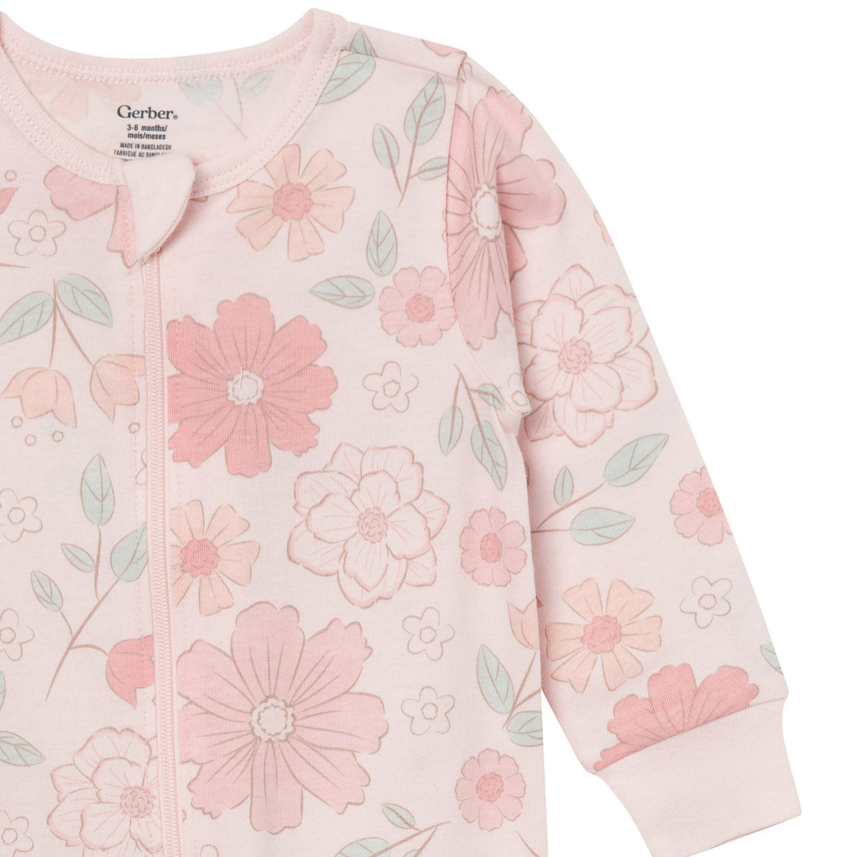 Baby Girls Romantic Floral Sleep 'N Play