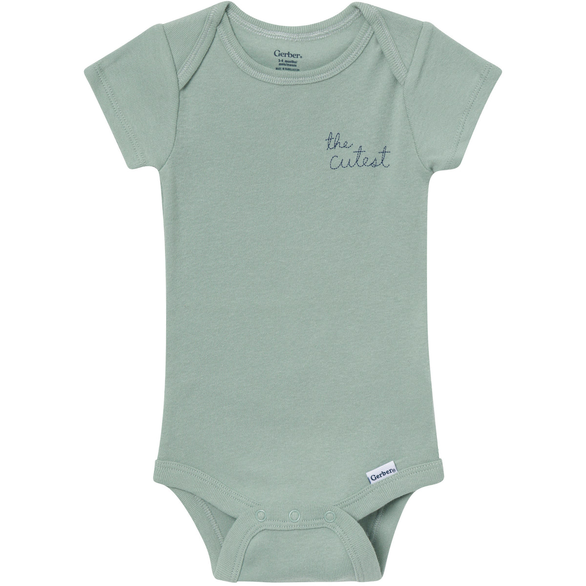 3-Pack Baby Boys Dog Blues Short Sleeve Onesies Bodysuits