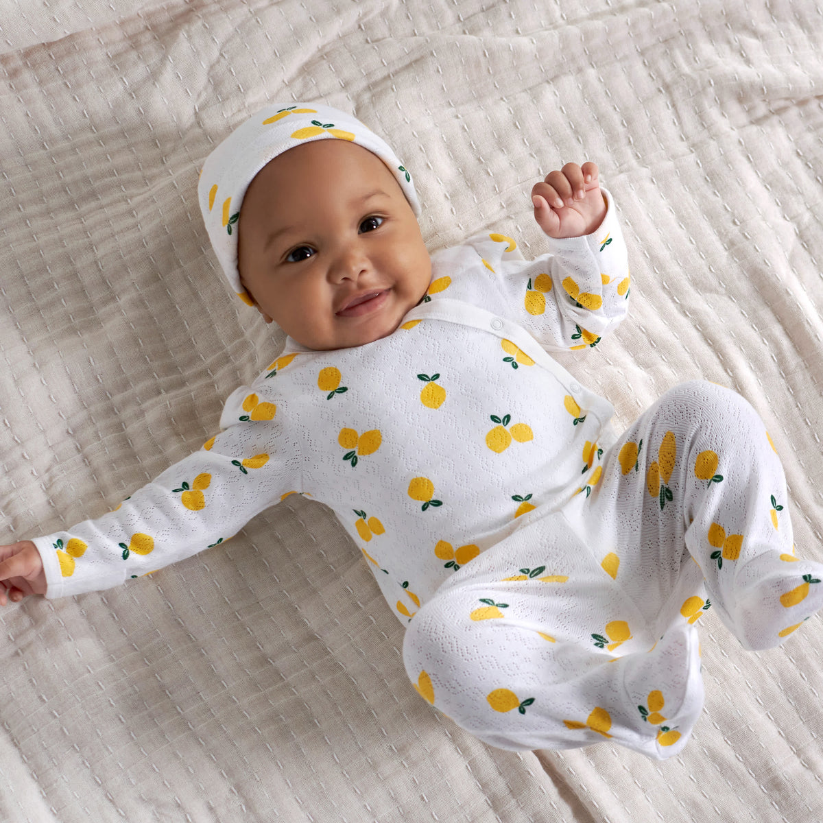 3-Piece Baby Girls Lemon Squeeze Take Me Home Set, view 3