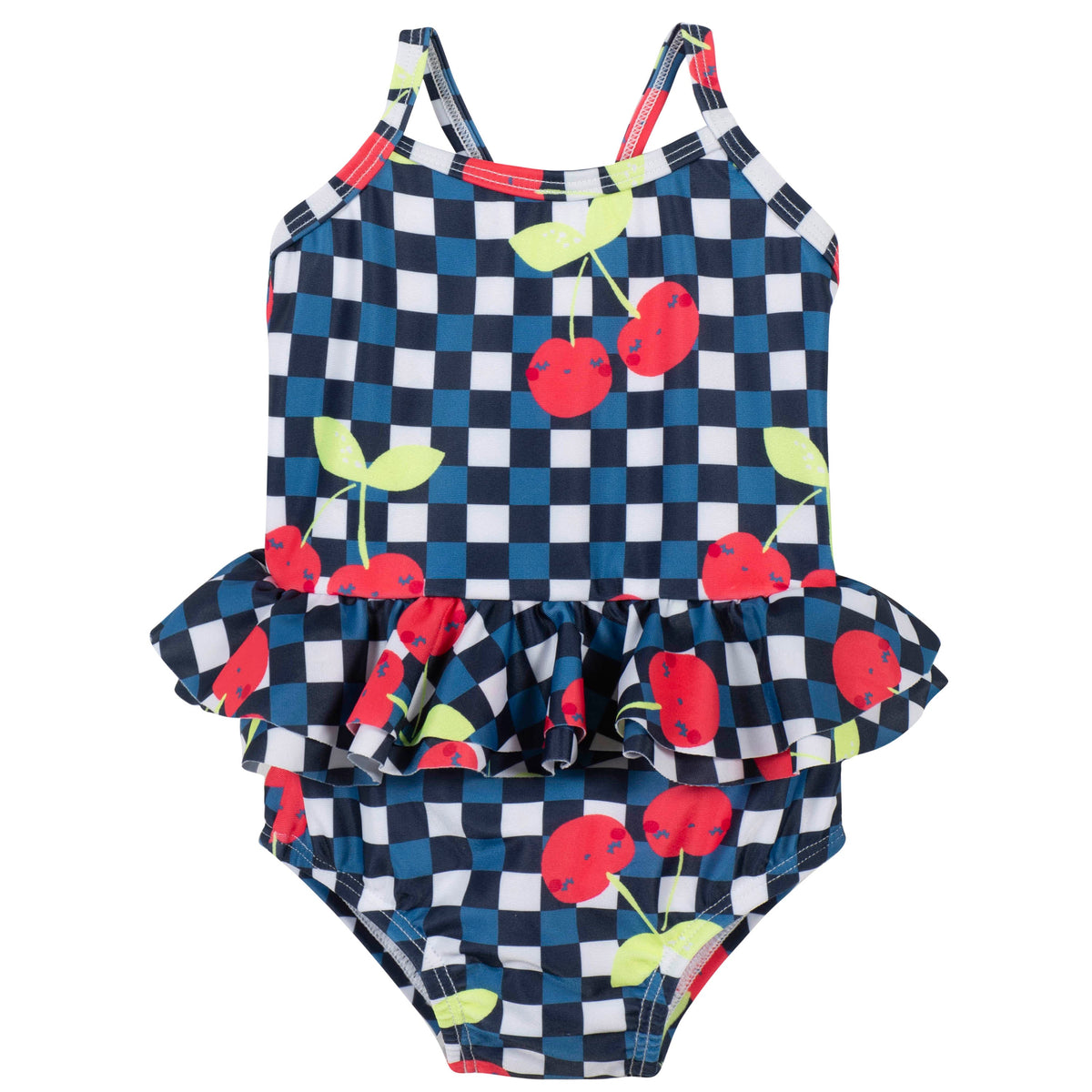 Girls Cherry One-Piece Swimsuit
