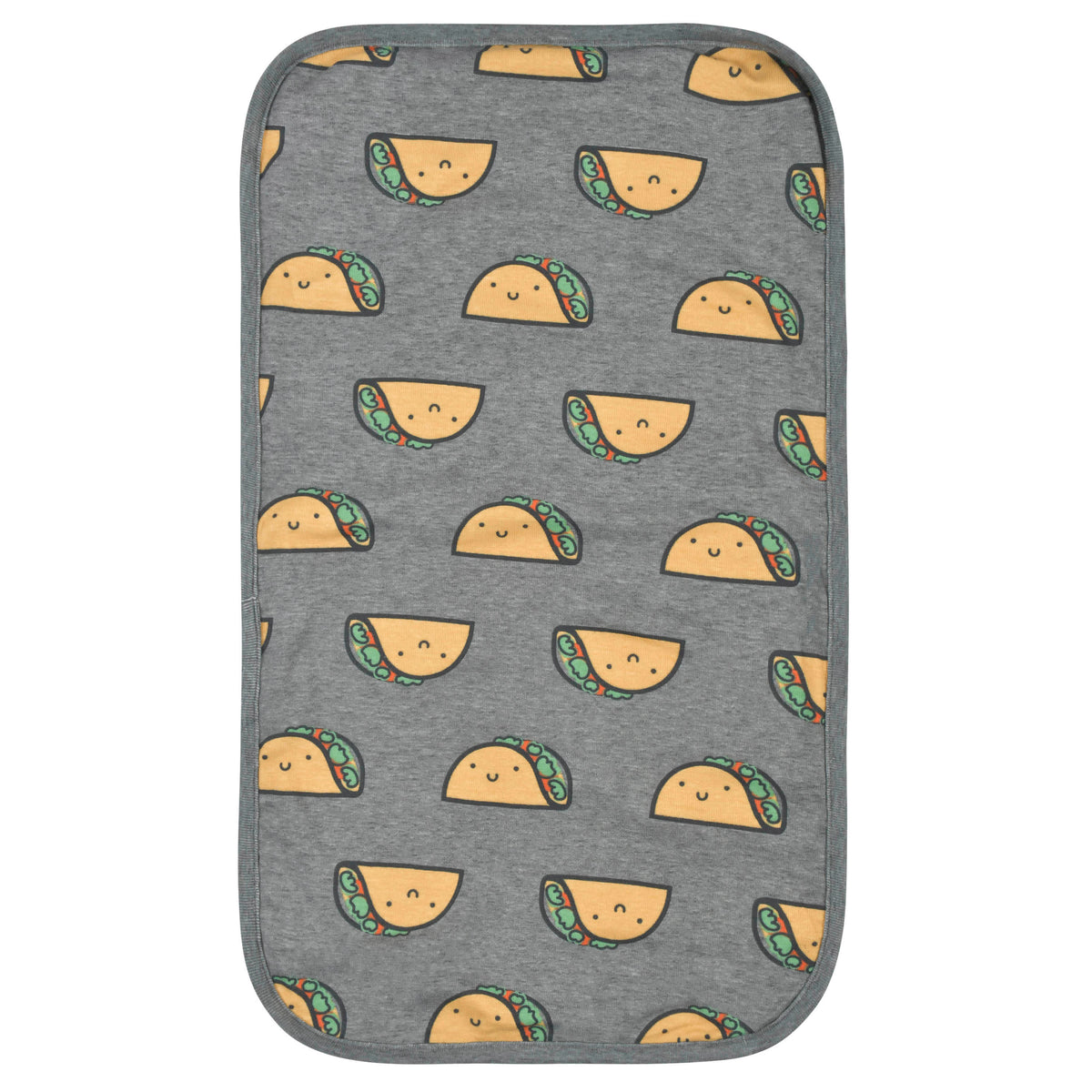 2-Piece Baby Neutral Taco Bibs & Burp Set, view 2