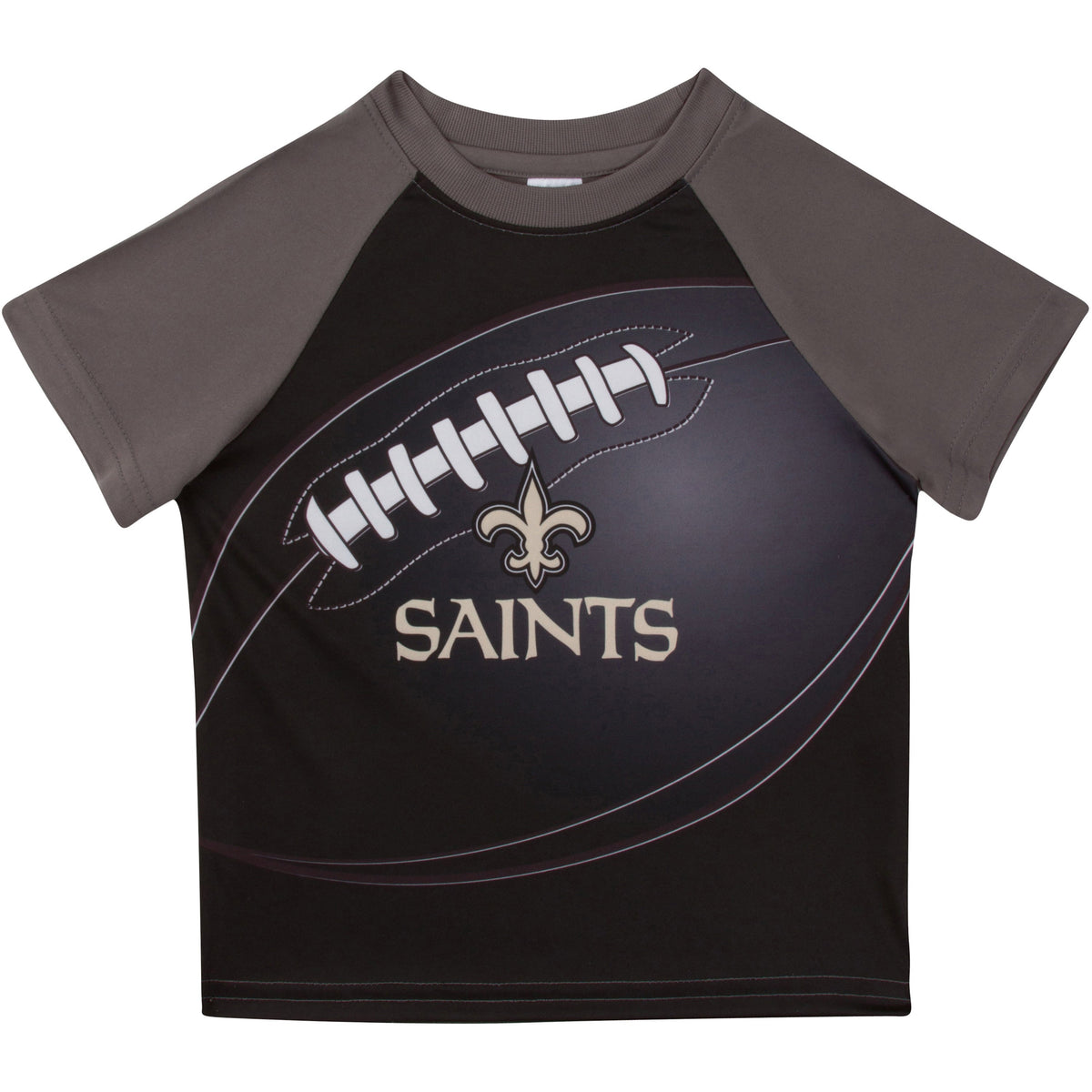 New Orleans Saints Toddler Boys Short Sleeve Tee Shirt