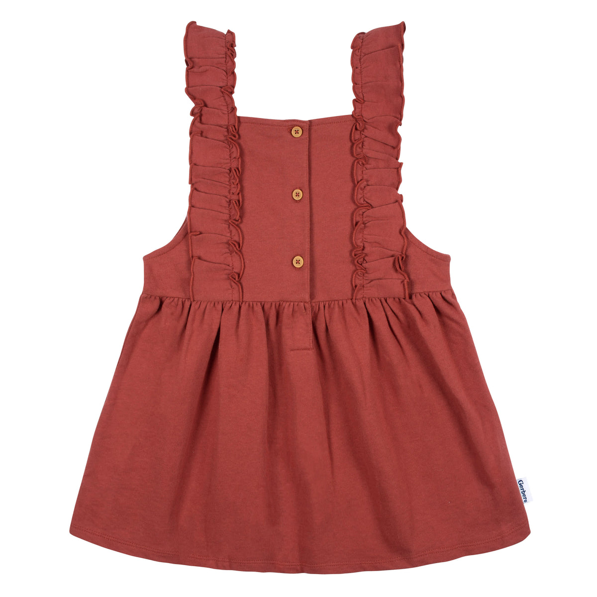 2-Piece Infant & Toddler Girls Orange Leaves Jumper & Top Set, view 5