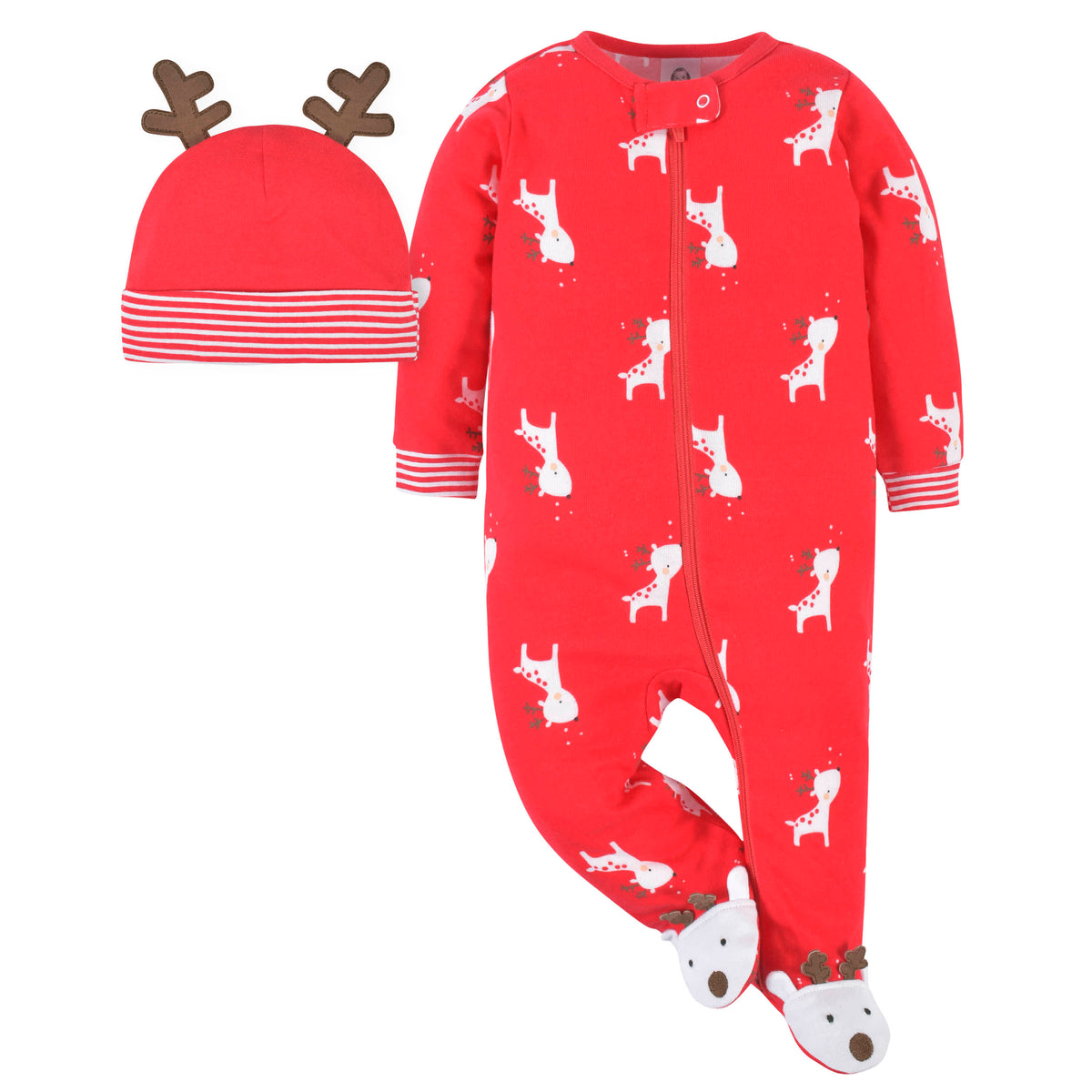 2-Piece Baby Reindeer Sleep 'N Play & Hat
