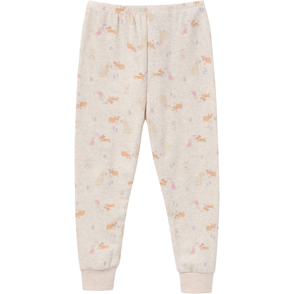 4-Piece Baby & Toddler Girls Dogs Pajamas Set, view 5