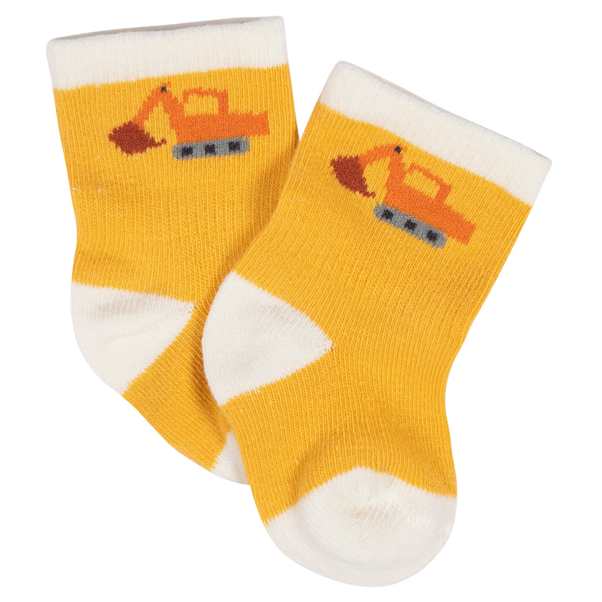 8-Pack Baby Boys Transportation Zone Jersey Wiggle Proof Socks, view 4