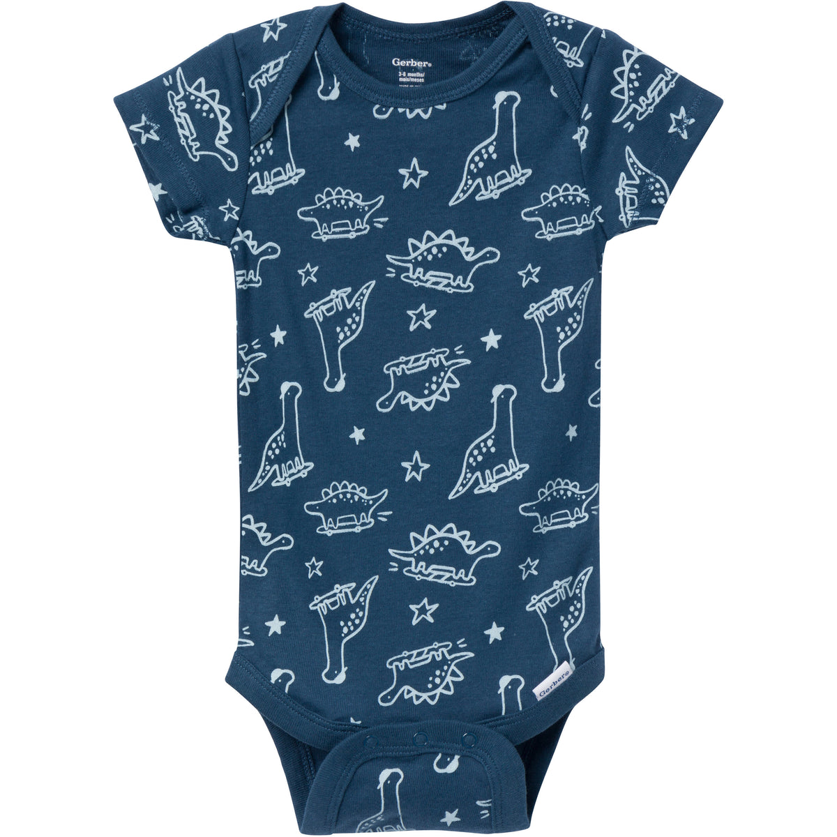3-Pack Baby Boys Little Dude Onesies Bodysuits, view 2