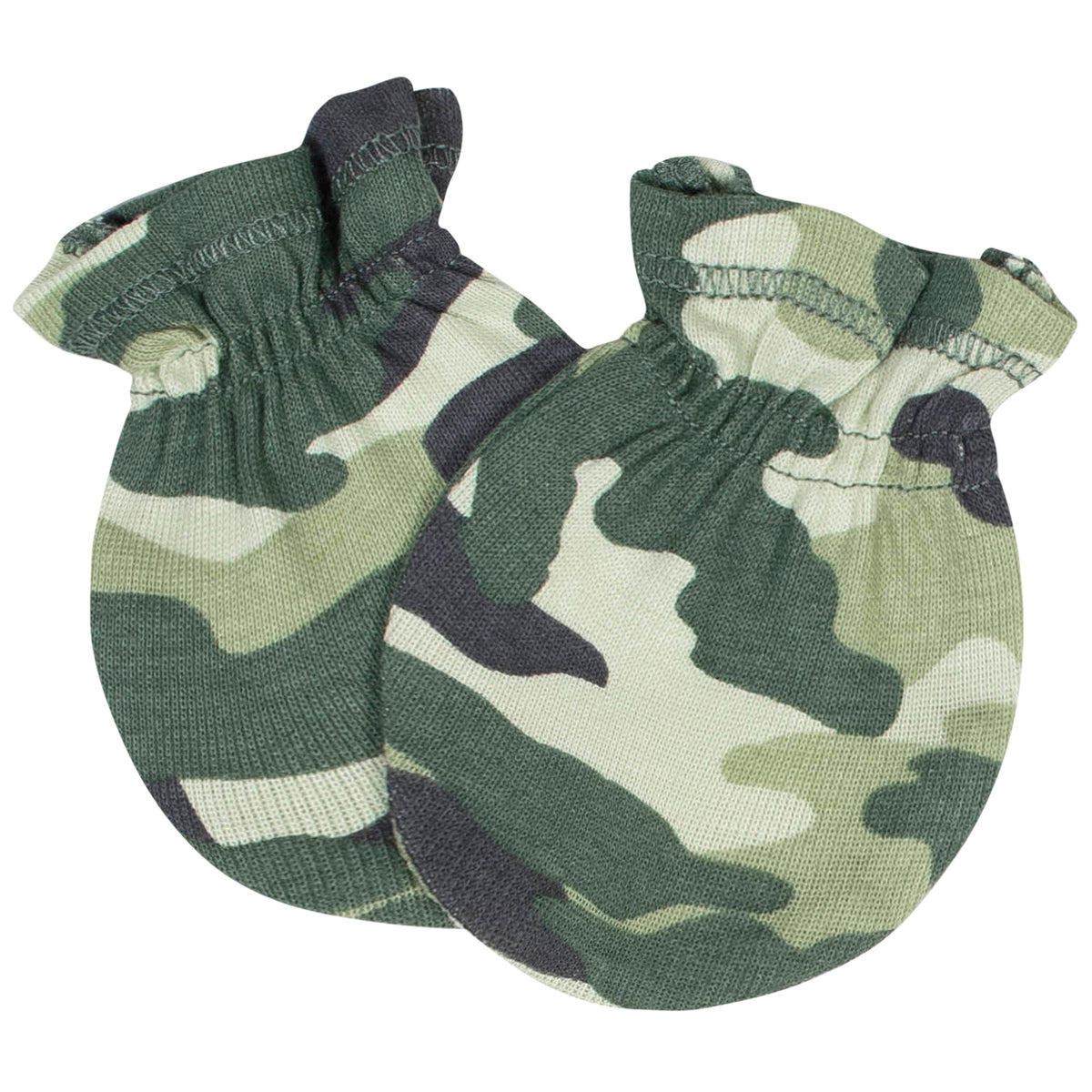 4-Pack Baby Boys Tiger No Scratch Mittens Set, view 2