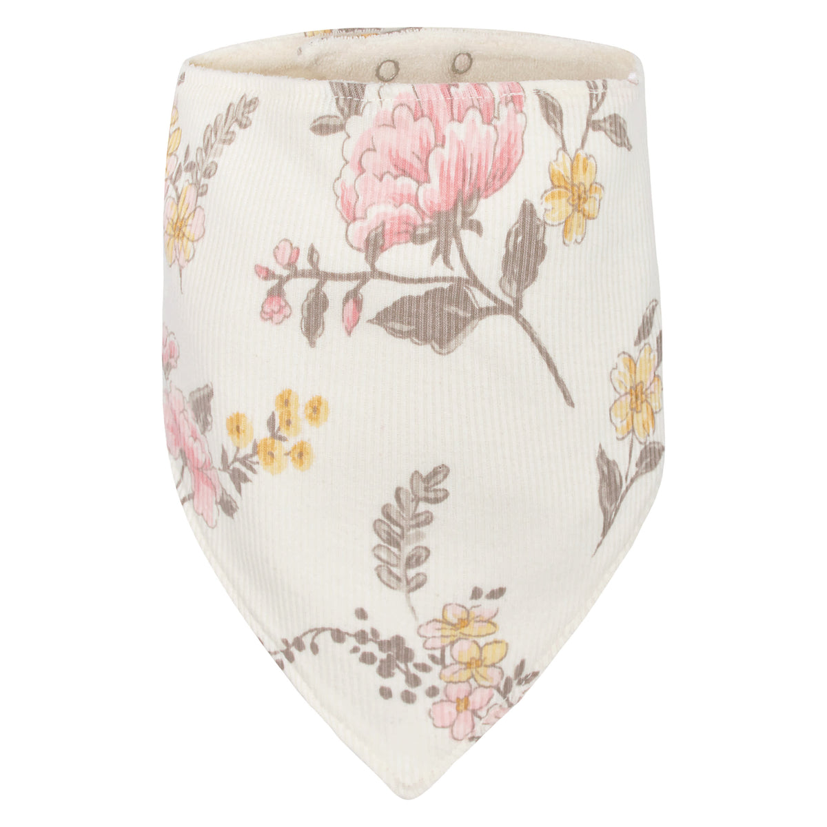 3-Pack Baby Girls Vintage Floral Bandana Bibs, view 4