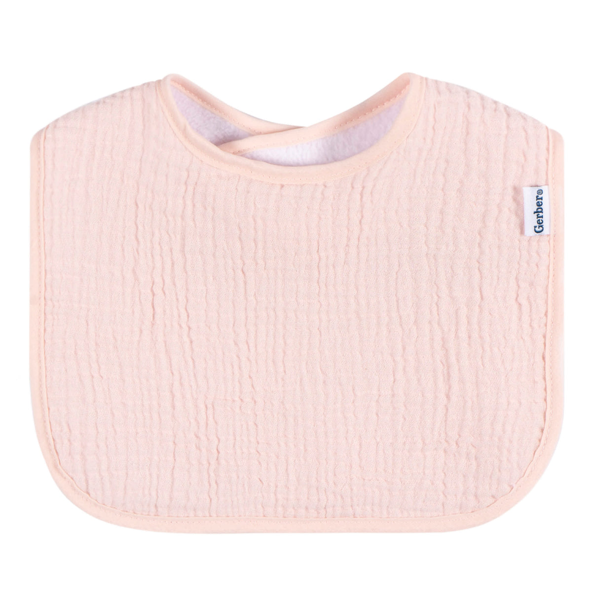 8-Pack Baby Girls Multi Drooling Bibs, view 2