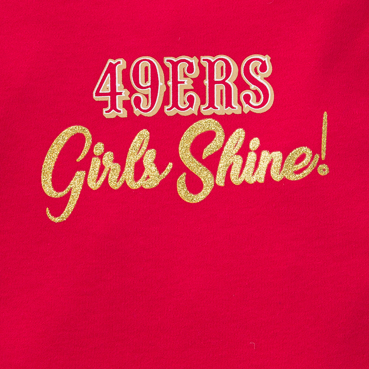 3-Pack Baby Girls 49ers Short Sleeve Bodysuits, view 3