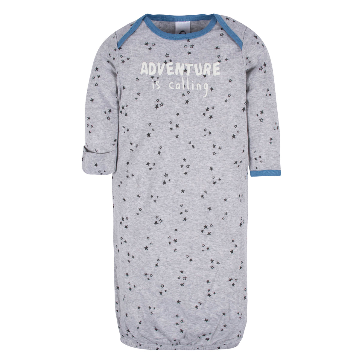 4-Pack Baby Boys Space Explorer Gowns, view 6