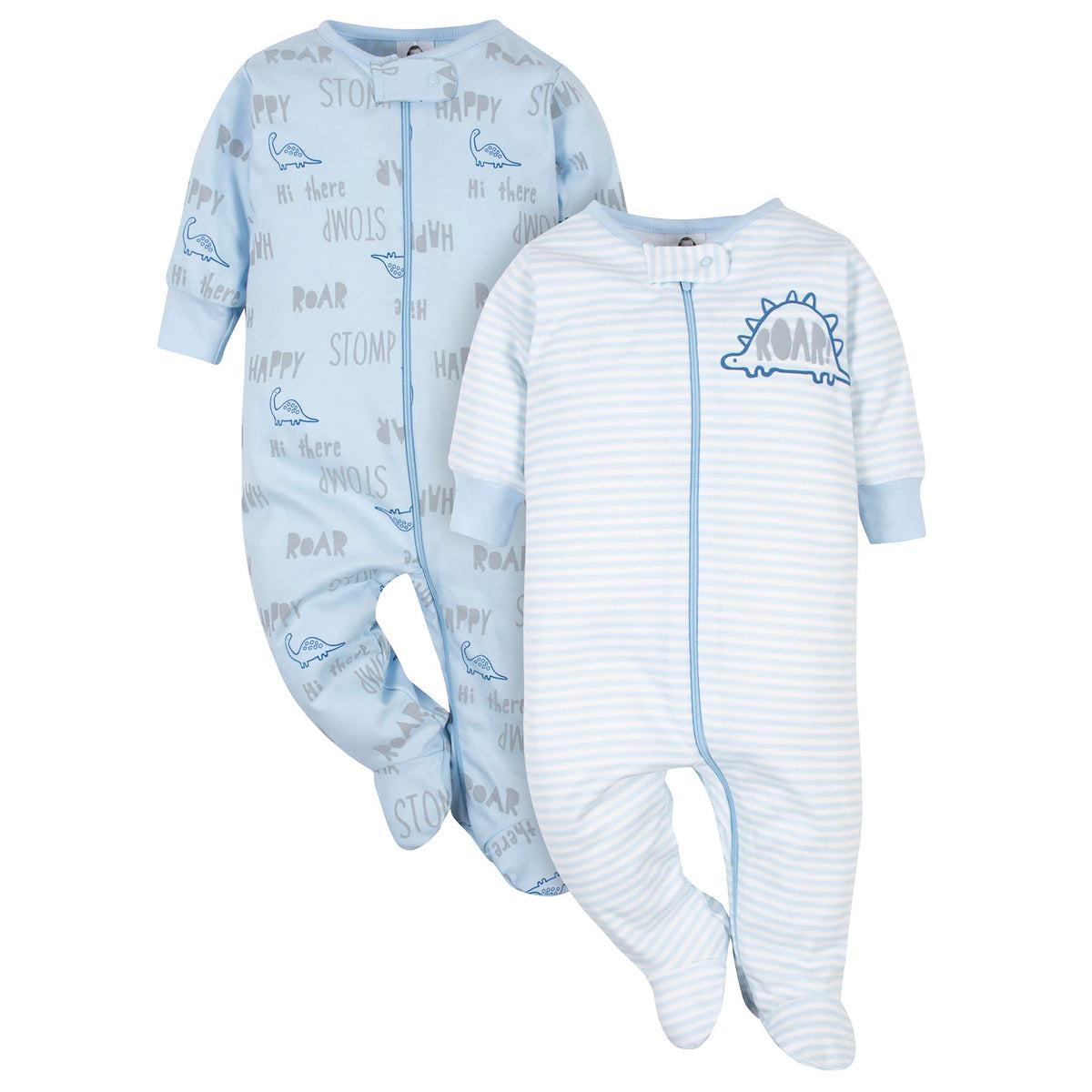 2-Pack Organic Baby Boys Dino Sleep 'N Plays