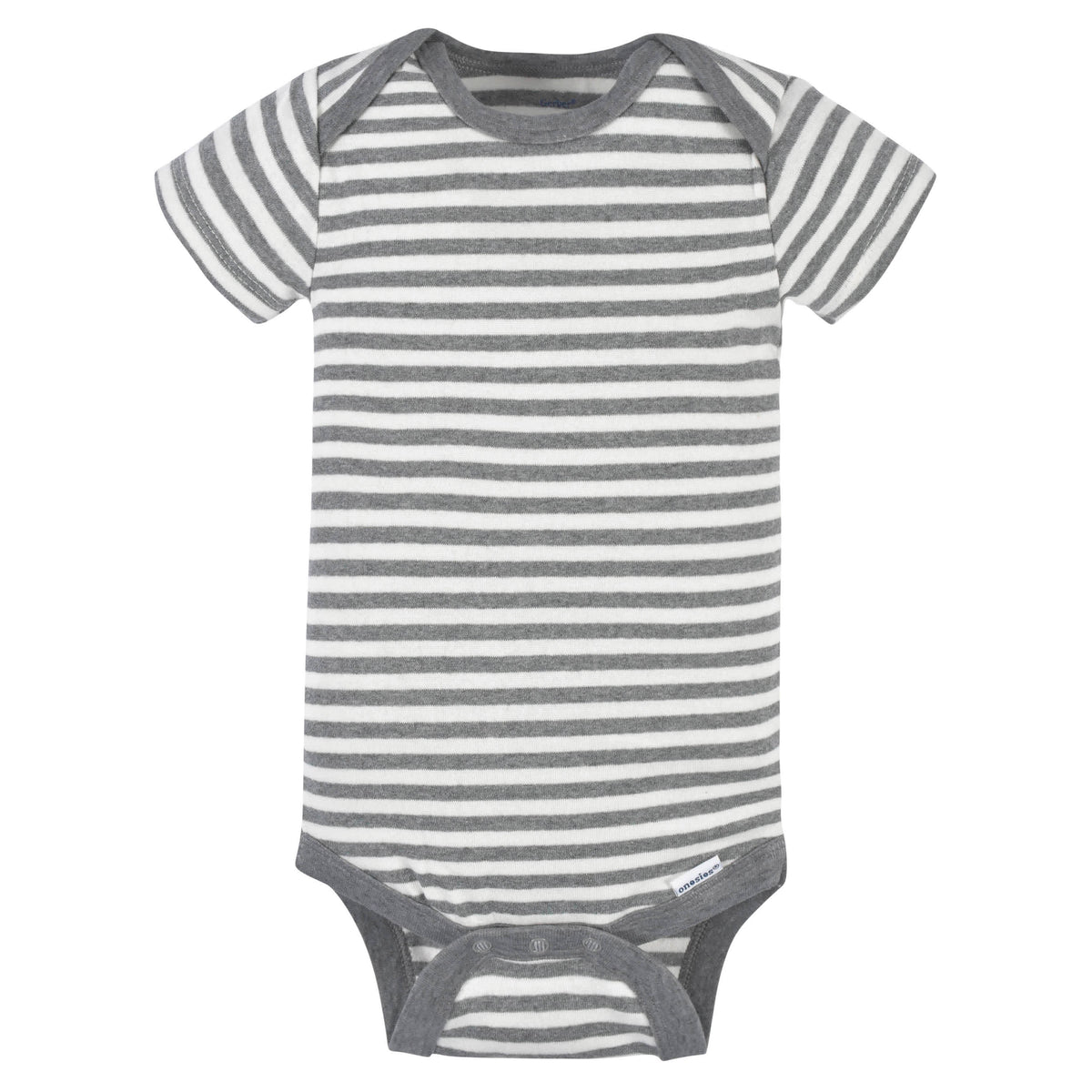 3-Pack Baby Neutral Taco Short Sleeve Onesies Bodysuits, view 4