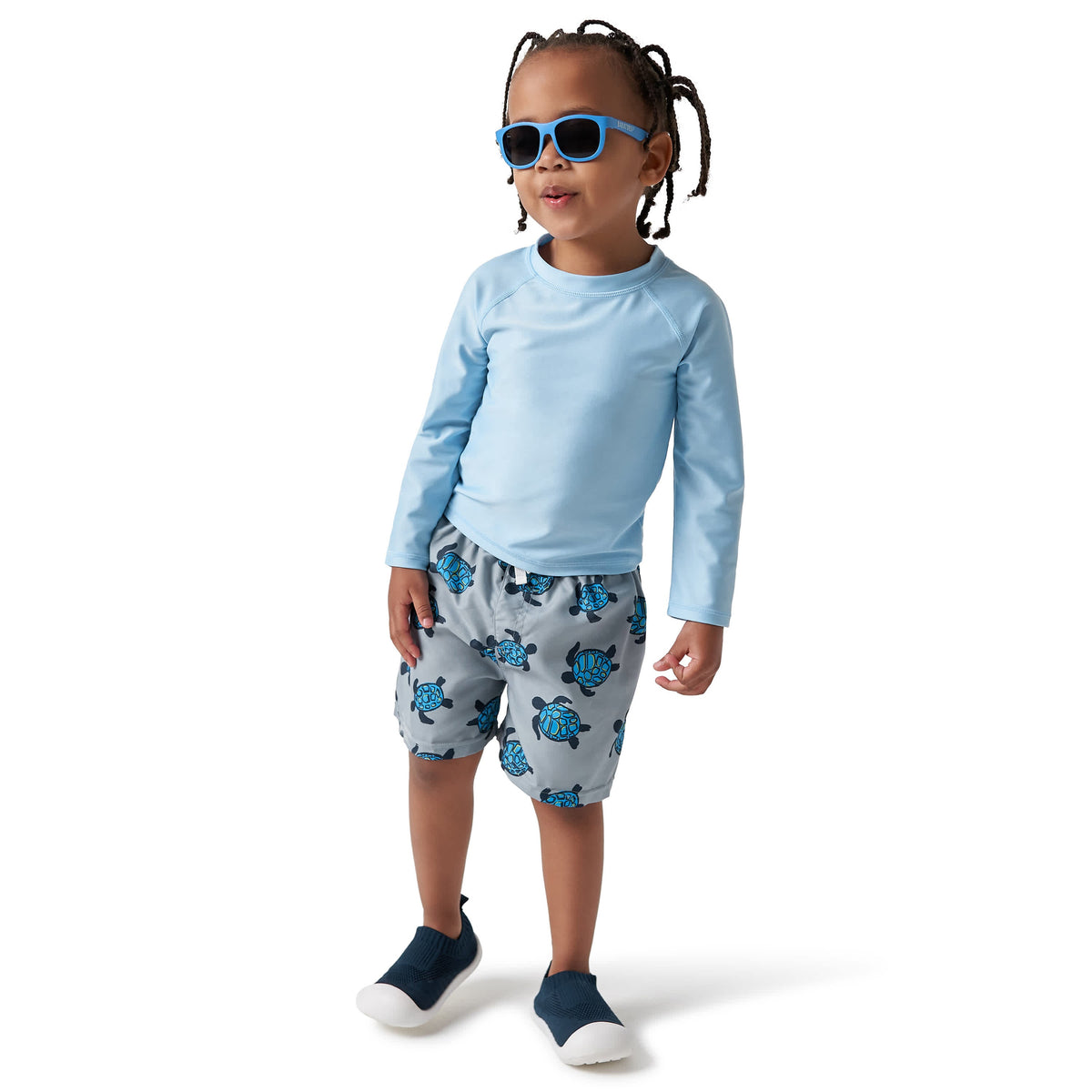 Baby & Toddler Neutral Light Blue Rashguard, view 2