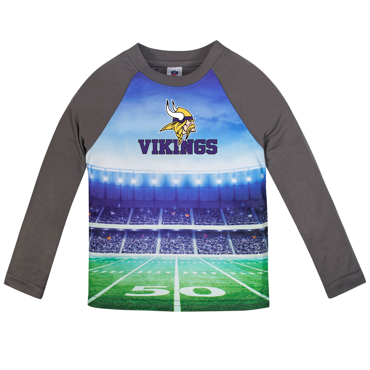 Minnesota Vikings Toddler Boys Long Sleeve Tee Shirt