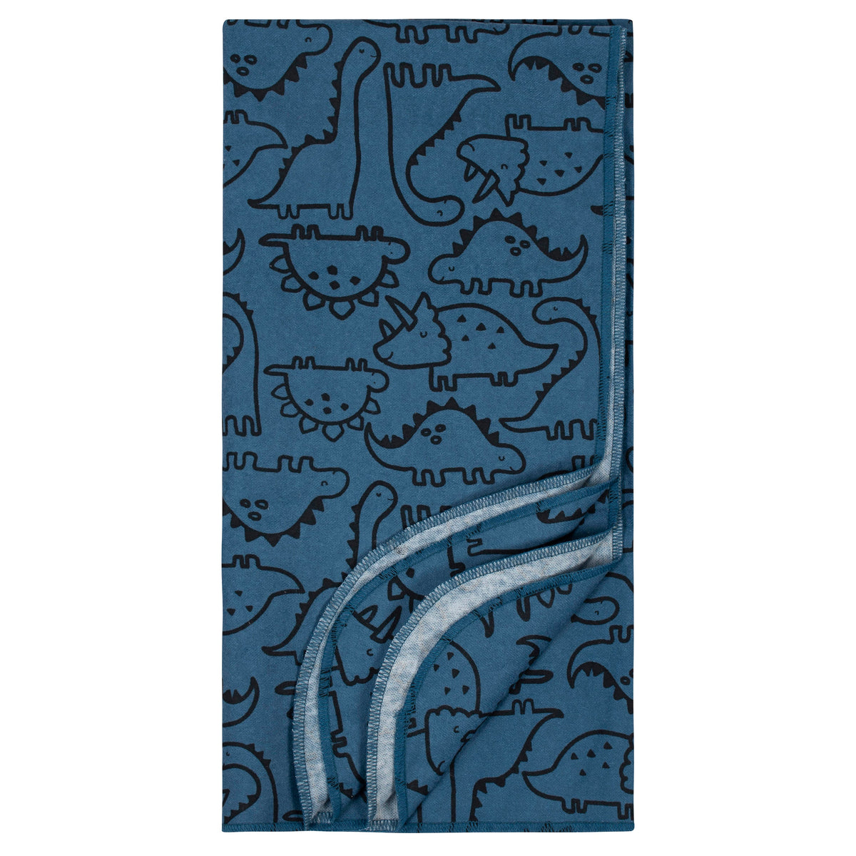 4-Pack Baby Boys Dinosaur Flannel Blankets, view 2