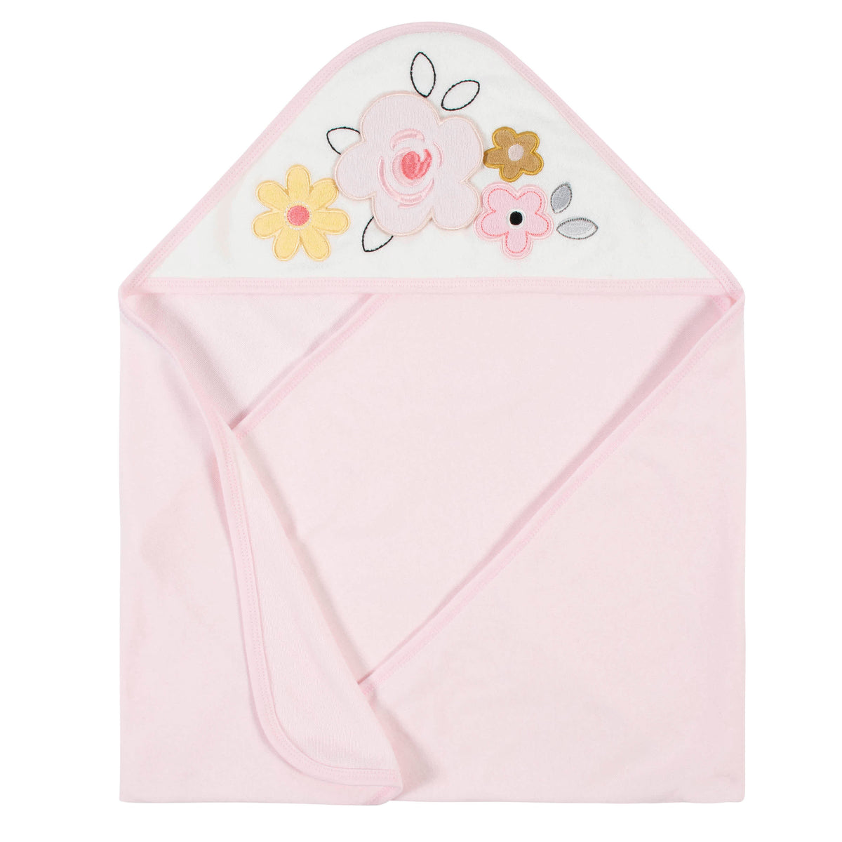 2-Pack Baby Girls Ballerina Hooded Towels, view 2