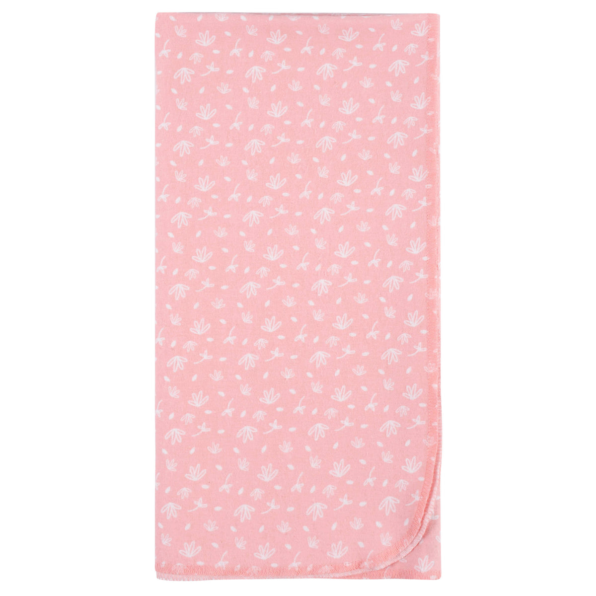 5-Pack Baby Girls Pink Safari Flannel Receiving Blankets, view 4