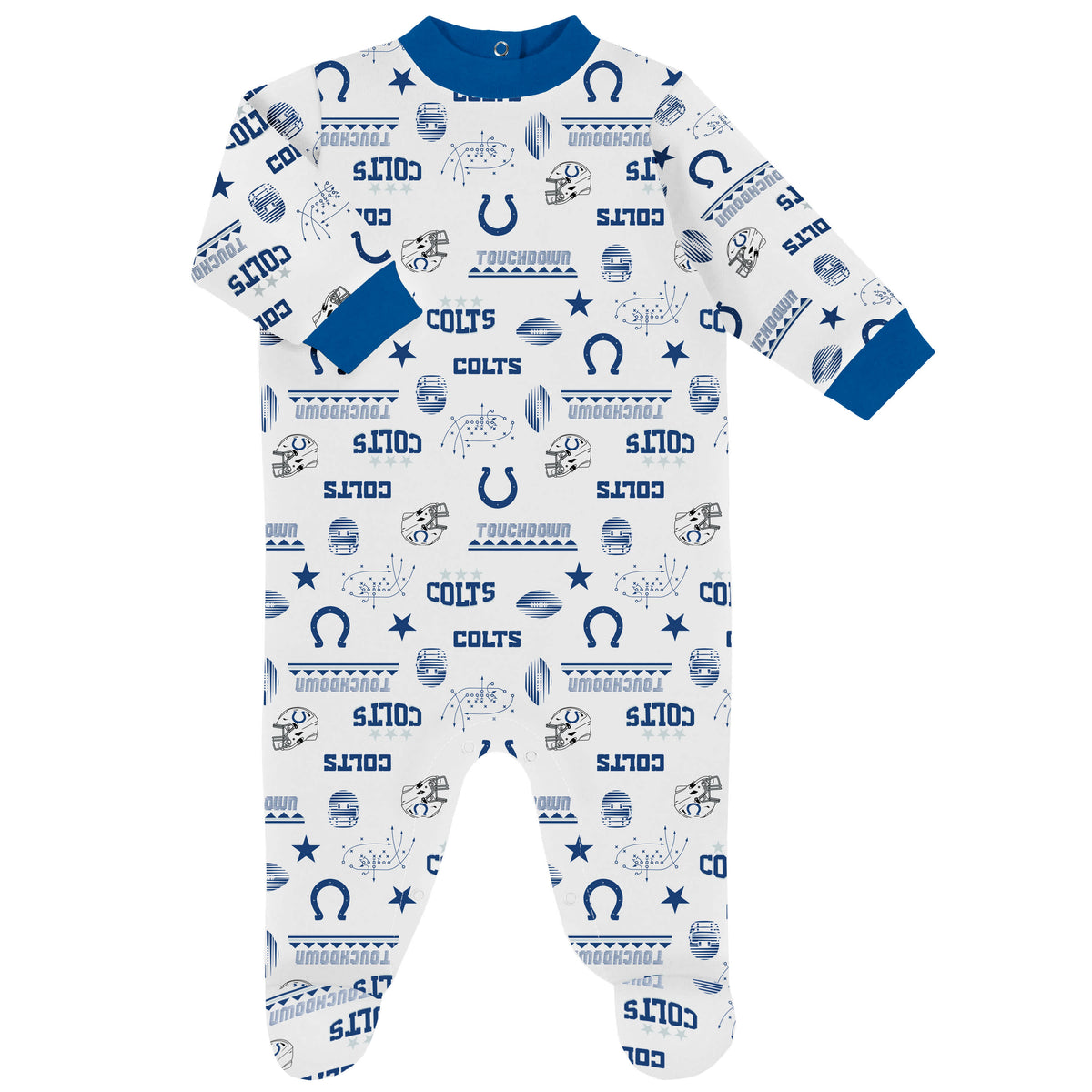 3-Piece Baby Boys Colts Bodysuit, Sleep 'N Play & Cap Set, view 4