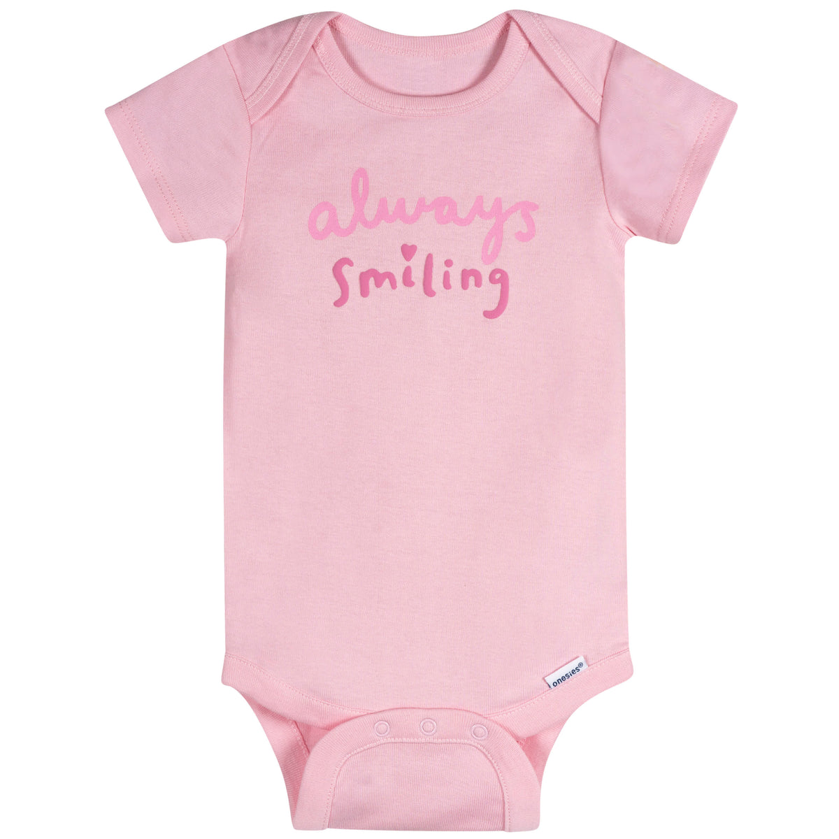 8-Pack Baby Girls Super Happy Onesies Bodysuits, view 2
