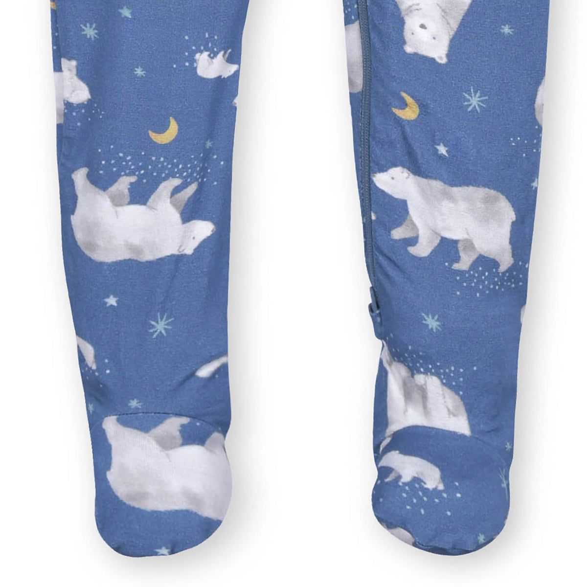 Baby & Toddler Polar Night Buttery Soft Viscose Made from Eucalyptus Snug Fit Footed Pajamas, view 7
