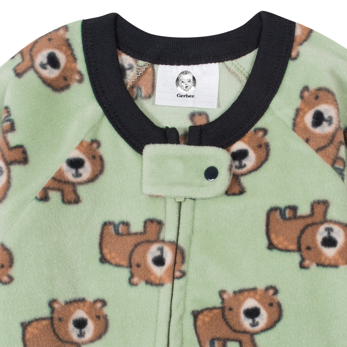 2-Pack Baby Boys Bear Blanket Sleepers, view 3