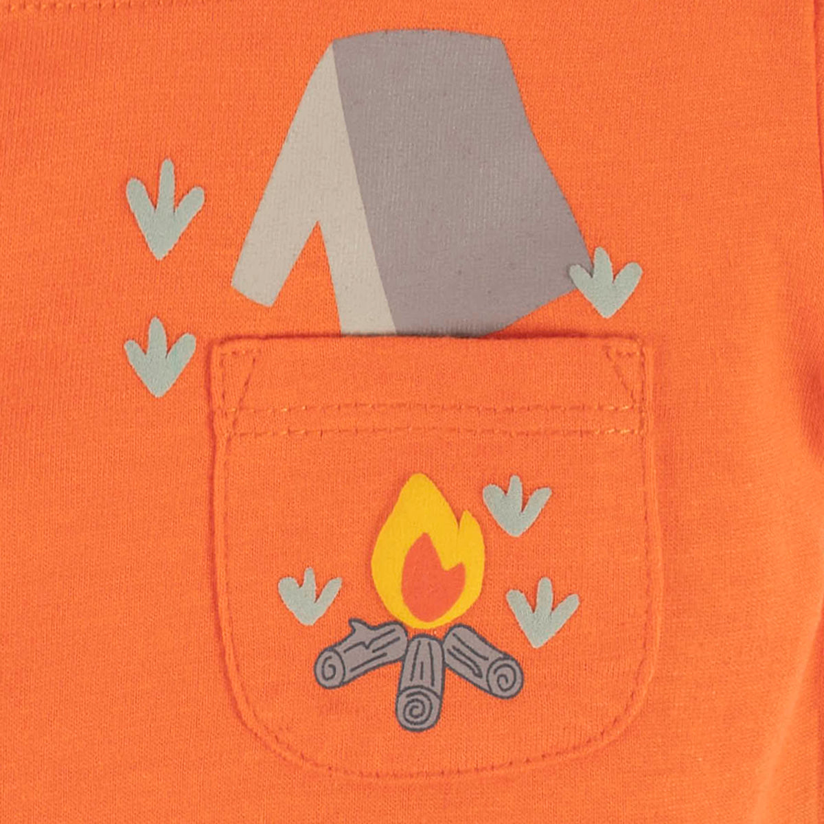 2-Piece Baby & Toddler Boys Camping Fun Pocket Tee & Knit Shorts Set, view 5