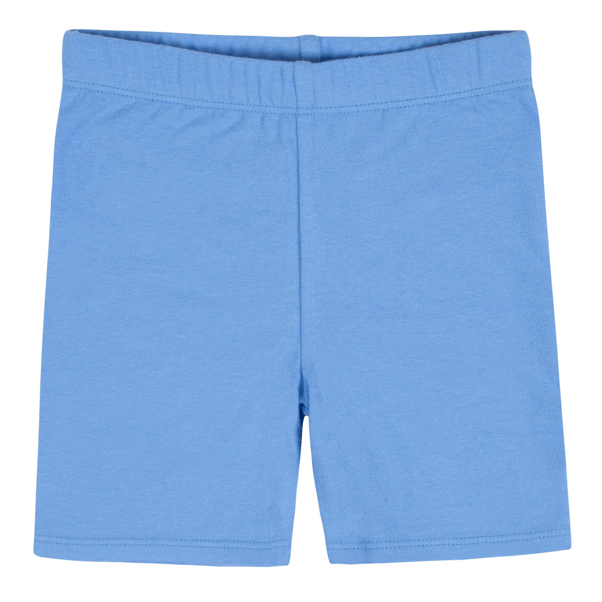 2-Pack Infant & Toddler Girls Blue Pull-On Bike Shorts, view 2